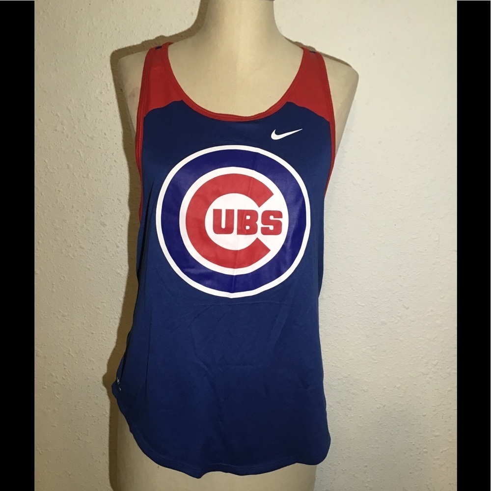 Nike Cubs racerback tank top size medium
